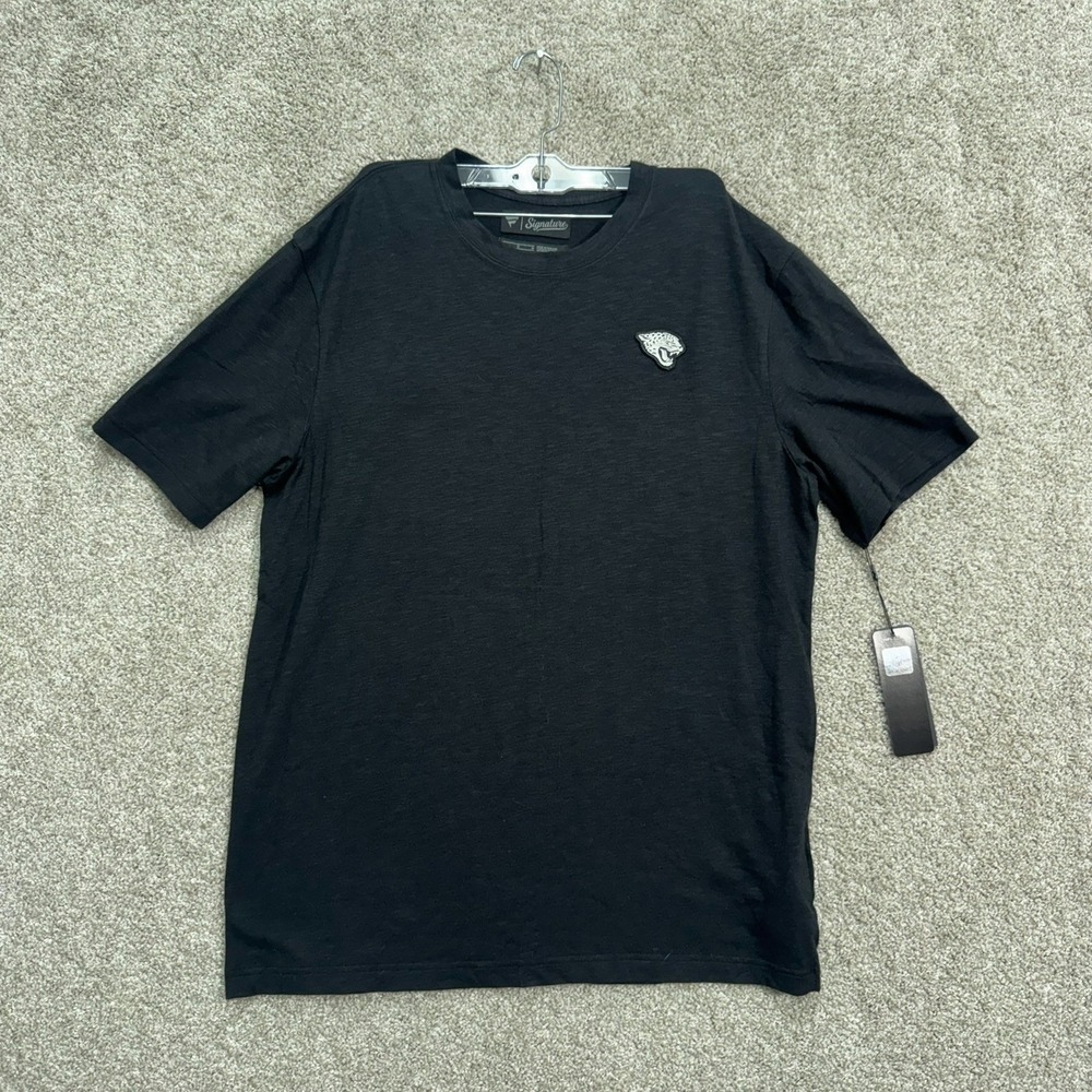 Fanatics Signature‎ T-Shirt Mens Large Black Jacksonville Jaguars NFL Slub Knit